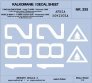 1/16 Russian tank T-34/85 58th Tank Reg., 1945 decal