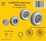 1/72 B-26B/C/F/G Marauder Wheels set for Hasegawa