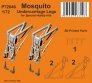1/72 Mosquito Undercarriage Legs for Special Hobby