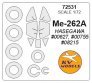 1/72 Messerschmitt Me-262A + wheels masks
