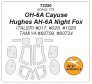 1/72 Bell OH-6A Cayuse / AH-6A Night Fox paint masks