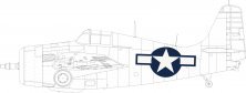 Mask 1/48 FM-2 US national insignia for Eduard