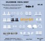 1/35 German Armoured Forces WWII symbols part 2 decal