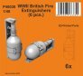 1/48 British Fire Extinguishers WWII.
