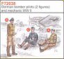 CMK 1/72 3 Pilotes Bombardiers Allemands WWII