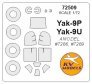 1/72 Yakovlev Yak-9 masks