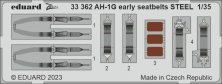 1/35 AH-1G early seatbelts STEEL for ICM