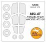 1/72 MiG-AT masks