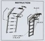 1/48 Ladder for F-16 A/C (plastic set) image 2