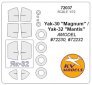 1/72 Yakovlev Yak-30 Magnum, Yak-32 Mantis + wheels masks
