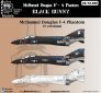 1/48 McDonnell F-4 Phantom II Black Bunny & White Bunny USAF