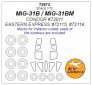 1/72 Mikoyan MiG-31 masks