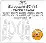 1/72 Eurocopter Ec 145 / UH-72A Lakota mask for Heller image 1