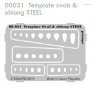 SET Template ovals & oblong STEEL