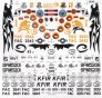 Aztec 1/48 Dazzling Kings Kfir C-7 C10 C12 F21-A Decal image 2