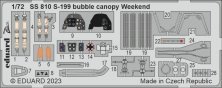 1/72 S-199 bubble canopy for Eduard Weekend