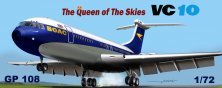 1/72 Vickers VC-10 Boac The Queen Of The Skies