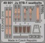 SET Ju 87B-1 seatbelts STEEL Colour Photoetched