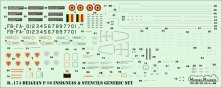 1/72 Belgian F-16 insignias & stencils-generic set