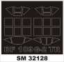 Masques peinture verri�re Bf-109G-2 1/32 Montex Trumpeter