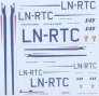 D�cals Piper Super Cub SAS LN-RTC & Boeing 737 Braathens 1/32 1/ image 1