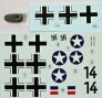 1/72 Decals Bf 109G Captured (FUJ/HAS) Part I. image 2