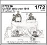 1/72 German tank crew 1944 (5 half-body fig.)
