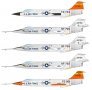 1/72 Lockheed F-104 Test & Drone Zippers image 1