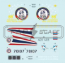 FabScale Studio Decalcomanie Saab JAS-39C RTAF 1/72 image 2