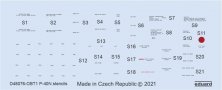 1/48 Decals P-40N stencils