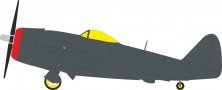 Masque Eduard 1/48 P-47M TFace pour Tamiya