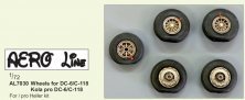1/72 DC-6/C-118 wheels