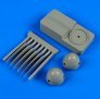 Quickboost Me-410 Propeller 1/48 with Tool Meng Model