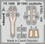 1/48 Bf 109C seatbelts STEEL