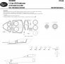 1/32 Northrop F-5E Tiger II Paint Mask Basic image 1