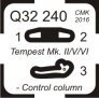 1/32 Tempest Mk.II/V/VI Control column image 1