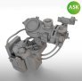 1/48 Norden M-9 Bombsight, 2 pcs. for US war airplanes WWII