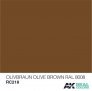 Real Colors Olive braun-olive brown RAL8008 image 1