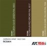 WWII Late German Army colors set image 1