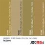 WWII German Army Dark Yellow 1943-1945 Colors Set image 1