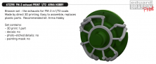 Brassin 1/72 FM-2 exhaust PRINT
