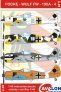 1/48 FockeWulf Fw 190A-4 (4x versions)