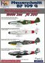 1/72 Decals Bf 109G JG 300 Wilde Sau  Part 2