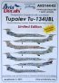 1/144 Decals Tu-134 UBL & paint mask (ZVE)