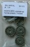 1/24 Fiesta WRC  Tarmac wheels+screws (upgr.set)