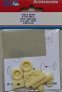 1/48 P-40 Early wheel & paint mask (ACAD/TRUMP)