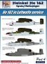 1/72 Decals He 162 in Luftwaffe Service  Part 4