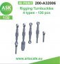 Art Scale Manilles de Haubanage 1/32 4 Types 136 pcs