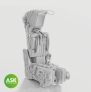 1/48 GRU-7A ejection seat for Grumman F-14A/B early version, x 2