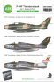 1/48 Republic F-84F Thunderstreak part 1 Belgian Air Force.The d